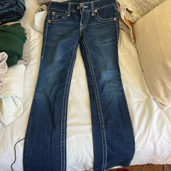 low rise bootcut true religion jeans size 26 - Picture 1 of 2